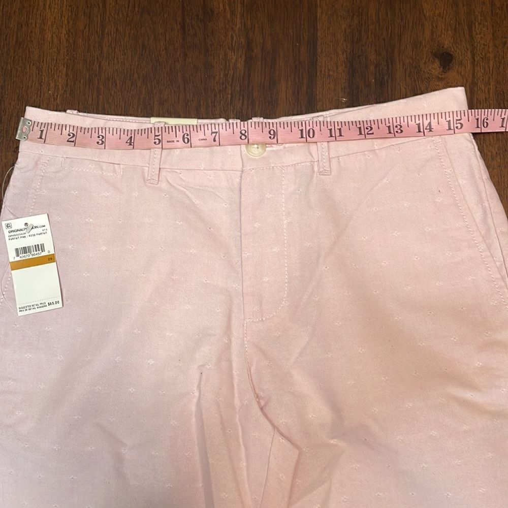 ORIGINAL PENGUIN pink bermuda shorts - Picture 11 of 13